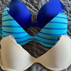Victoria Secret PINK scoop bras and Gilly Hicks